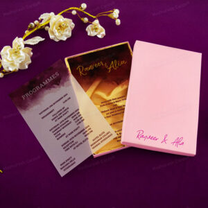 Stunning Box Acrylic Invitations 10041