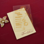 AWI-Captivating Transparent Acrylic Invitation 10151