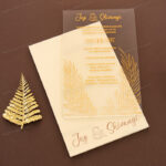 AWI-Exquisite Acrylic Invitation Card 10153