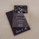 AWI-Exquisite Custom Acrylic Invitation 10222