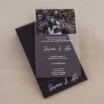 AWI-Exquisite Custom Acrylic Invitation 10222