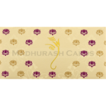 HWC-Floral Lotus Wedding Card 15167