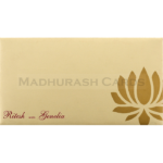 HWC-Floral Lotus Wedding Card 15167