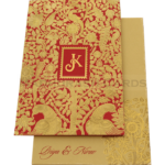 MFI-Charming Red Wedding Card 16069I