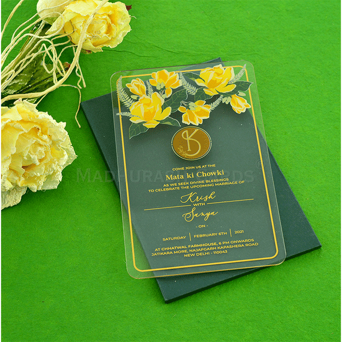 Romantic Acrylic Invitations 9427Y