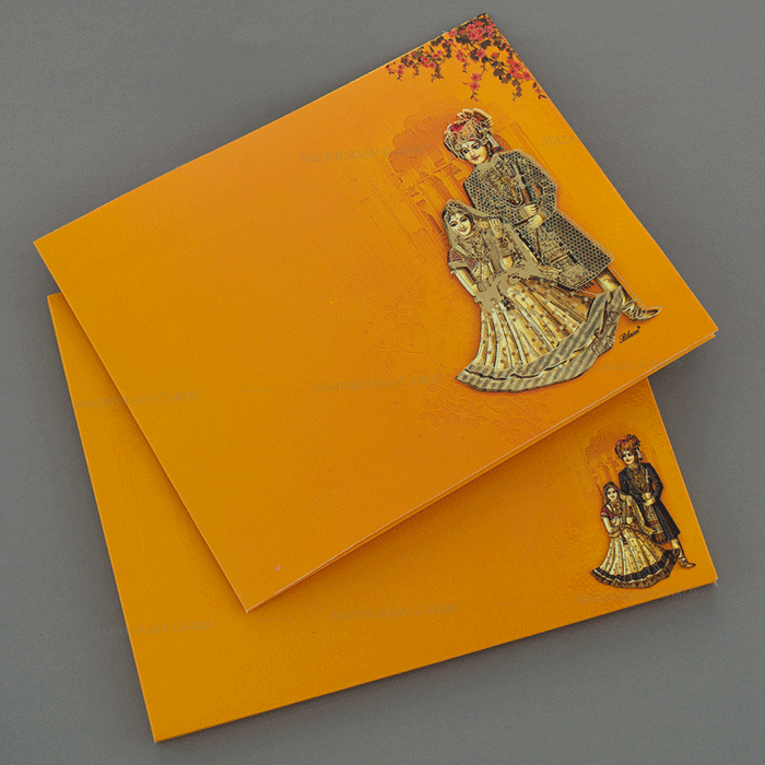 Traditional Hindu Wedding Card 19083B