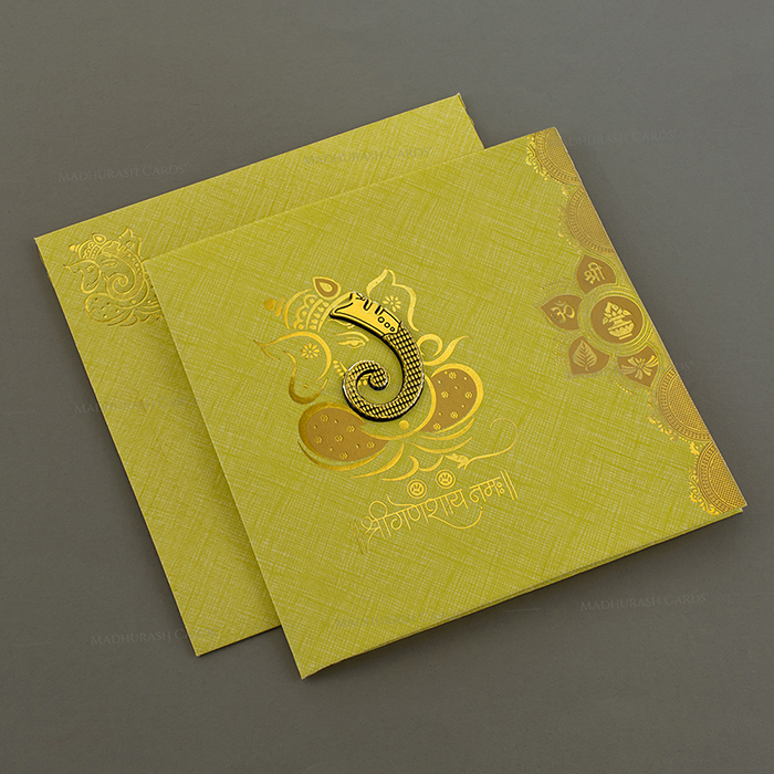 Ganesha Wedding Card 19166