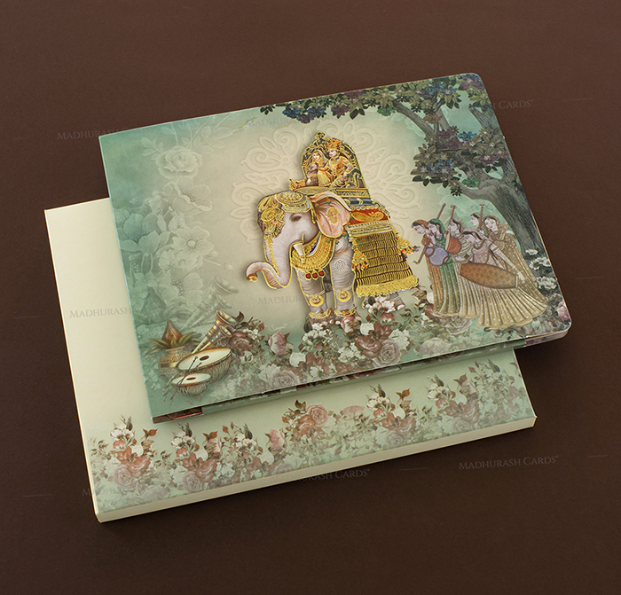 Traditional Hindu Wedding Card 20038