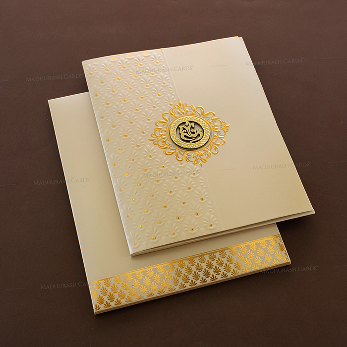 Foil Printed Hindu Wedding Card 20079