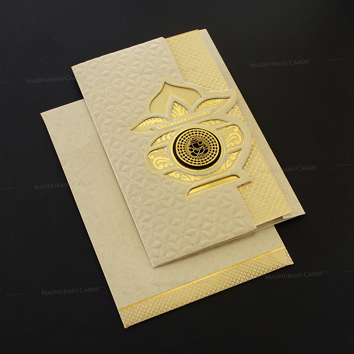 HWC-Elegant Kalash Hindu Wedding Card 20147 - Madhurash