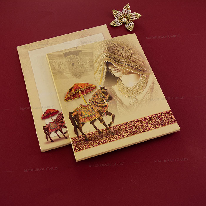 Traditional Hindu Wedding Invitation 23022