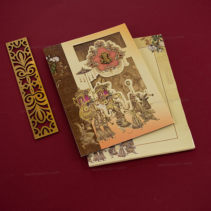 Grand Regal Wedding Card 23030