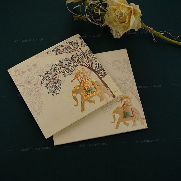 Charming Traditional Wedding Invitation 23093