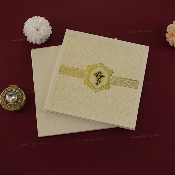 Embossed Wedding Invitation 23072