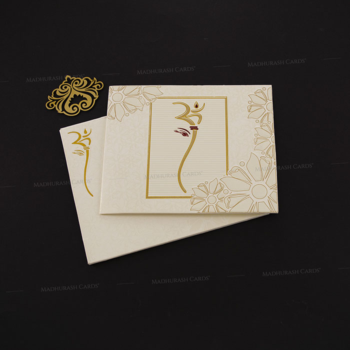 Elegant Ganesha Foil Invitation 23078