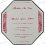 DWC-Customized Wedding Invitation 7316