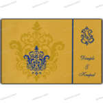 CZC-Opulent Fabric Wedding Invite 7336GG