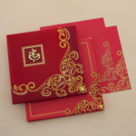 FWI-Graceful Padded Wedding Card 7407G