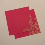 FWI-Graceful Padded Wedding Card 7407G