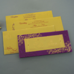 DWC-Stunning Purple Wedding Card 7504