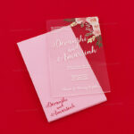 AWI-Custom Acrylic Invitation 8855UV