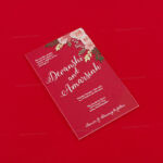 AWI-Custom Acrylic Invitation 8855UV