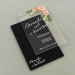 AWI-Floral Acrylic Invitation 8861A