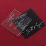 AWI-Acrylic Wedding Invitation 8870BL