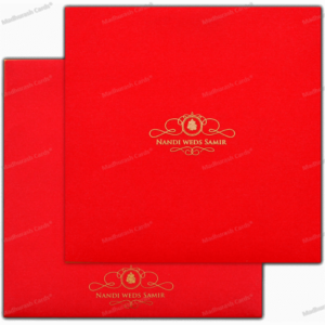 Pristine Velvet Wedding Invite 8891