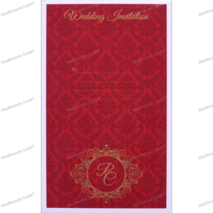 Trendy Three Fold Wedding Invite 8892