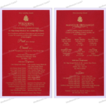 CZC-Trendy Three Fold Wedding Invite 8892