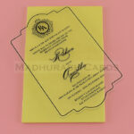 AWI-Exclusive Clear Acrylic Invitations 8919GR