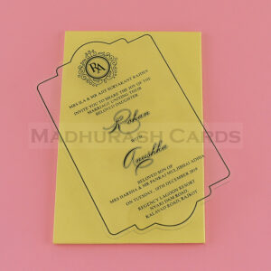 Exclusive Clear Acrylic Invitations 8919GR