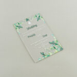 AWI-Exquisite Floral Transparent Invitation 8926