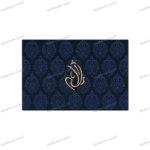 CZC-Exquisite Fabric Wedding Card 9029BG