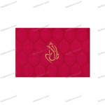 CZC-Magnificent Fabric Wedding Card 9029PG