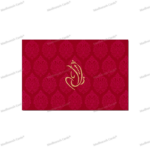 CZC-Enchanting Fabric Wedding Invite 9029RC