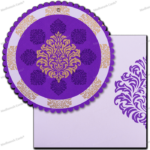 CZC-Unique Round Wedding Card 9060VC