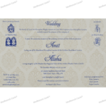 CZC-Royal Ganesha Wedding Invite 9107CC