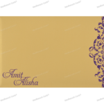 CZC-Opulent Ganesha Wedding Invite 9107VG