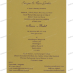 CZC-Admirable Wedding Invitation 9109CG