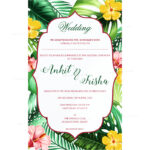 AWI-Classic Floral Acrylic Invitations 9144