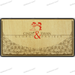 WWC-Opulent MDF Wedding Invitation 9201