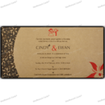 WWC-Opulent MDF Wedding Invitation 9201