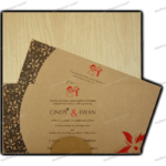 WWC-Opulent MDF Wedding Invitation 9201