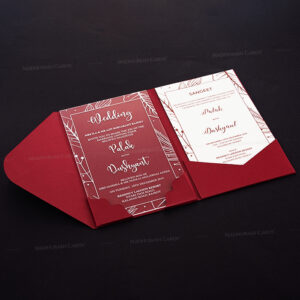 Modern Acrylic Invitations 9414R