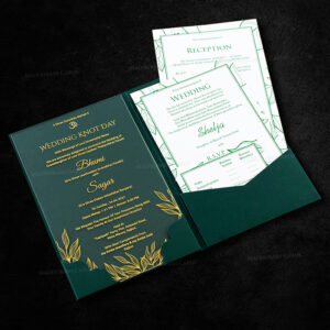 Elegant Two-fold Invitation 9415