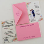 AWI-Splendid Acrylic Wedding Invitation 9417P