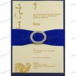 CZC-Captivating Velvet Wedding Invite 9709B