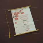 Scroll Wedding Cards SC-6038